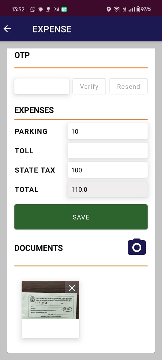 Driver App