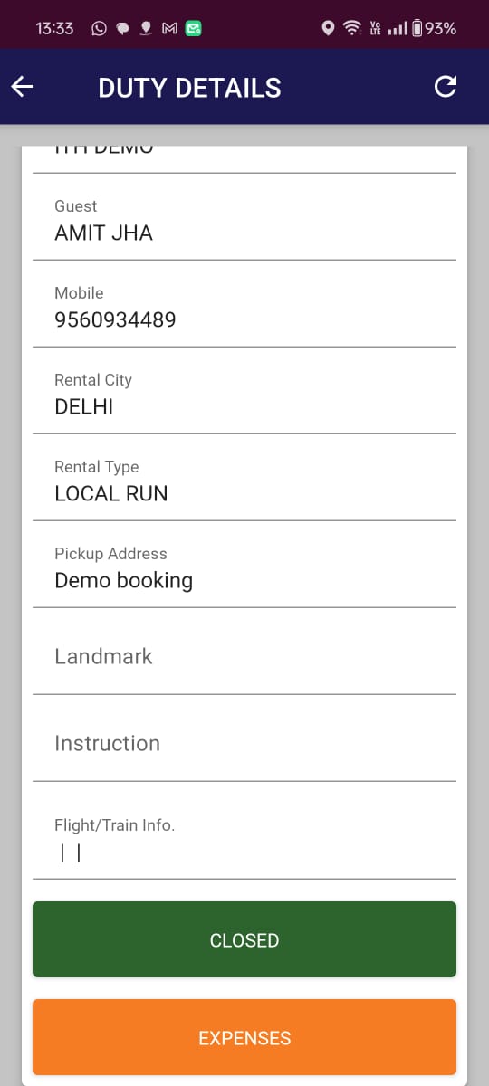 Driver App