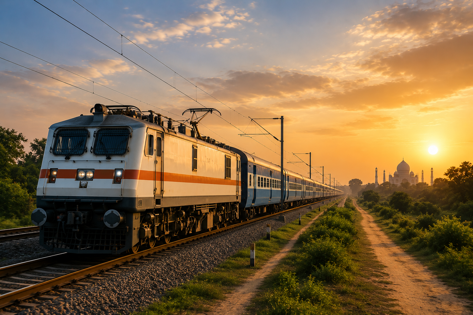 Delhi to Agra Distance by Train