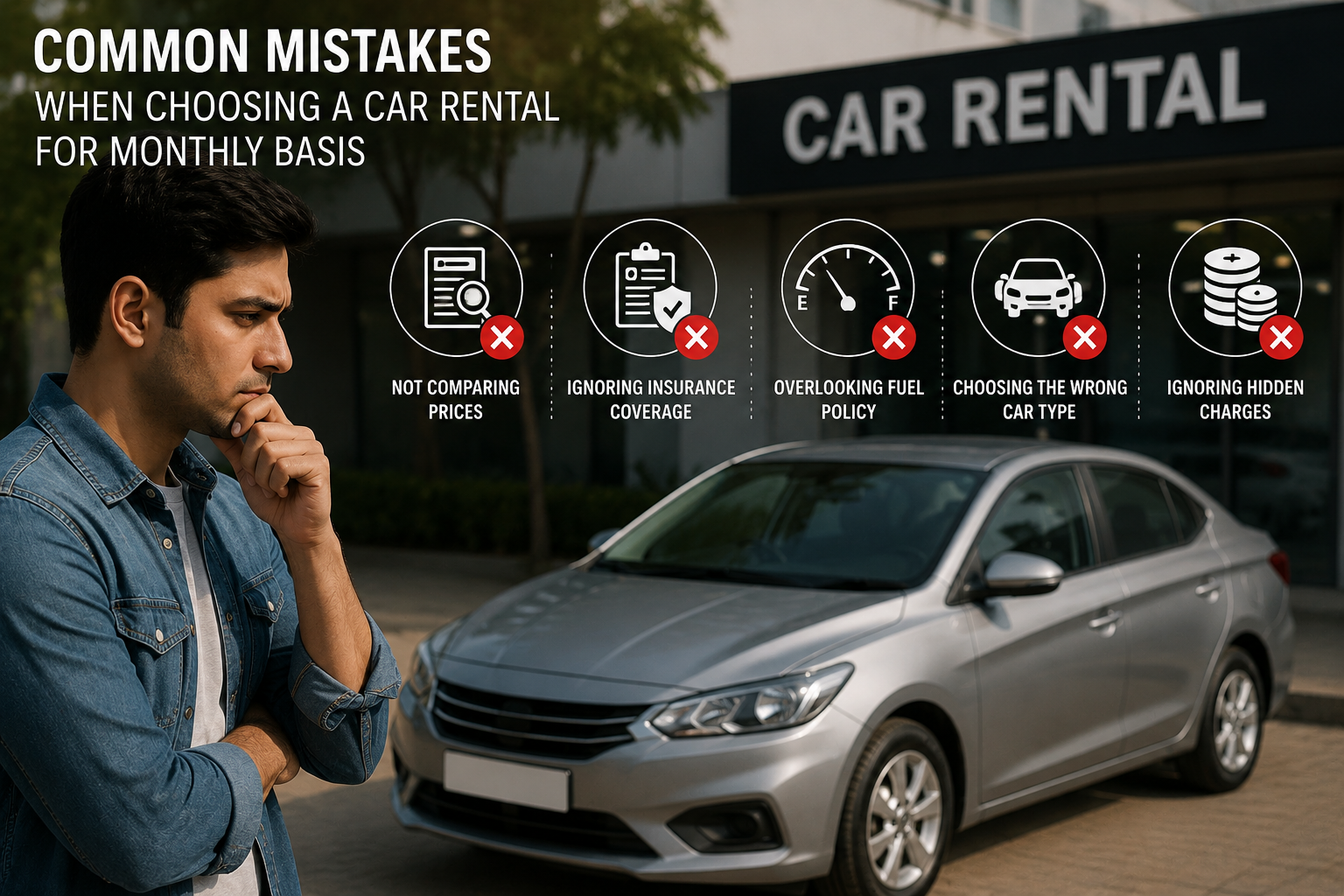 Common Mistakes When Choosing a Car Rental for Monthly Basis