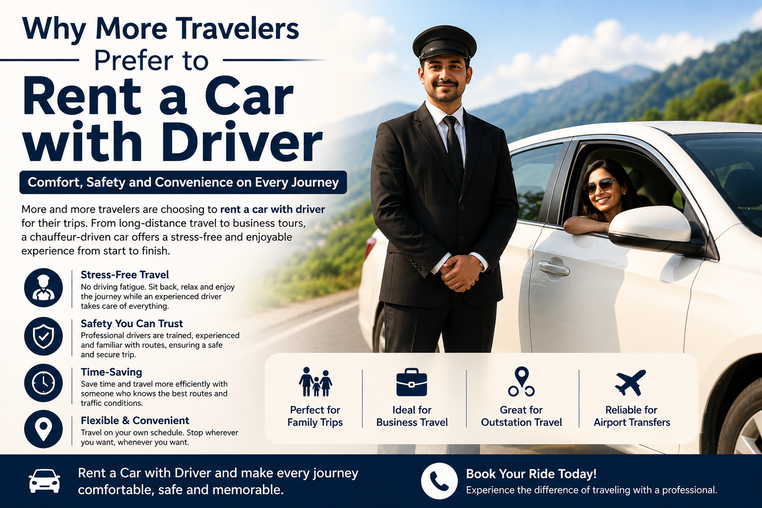 Why More Travelers Prefer to Rent a Car with Driver