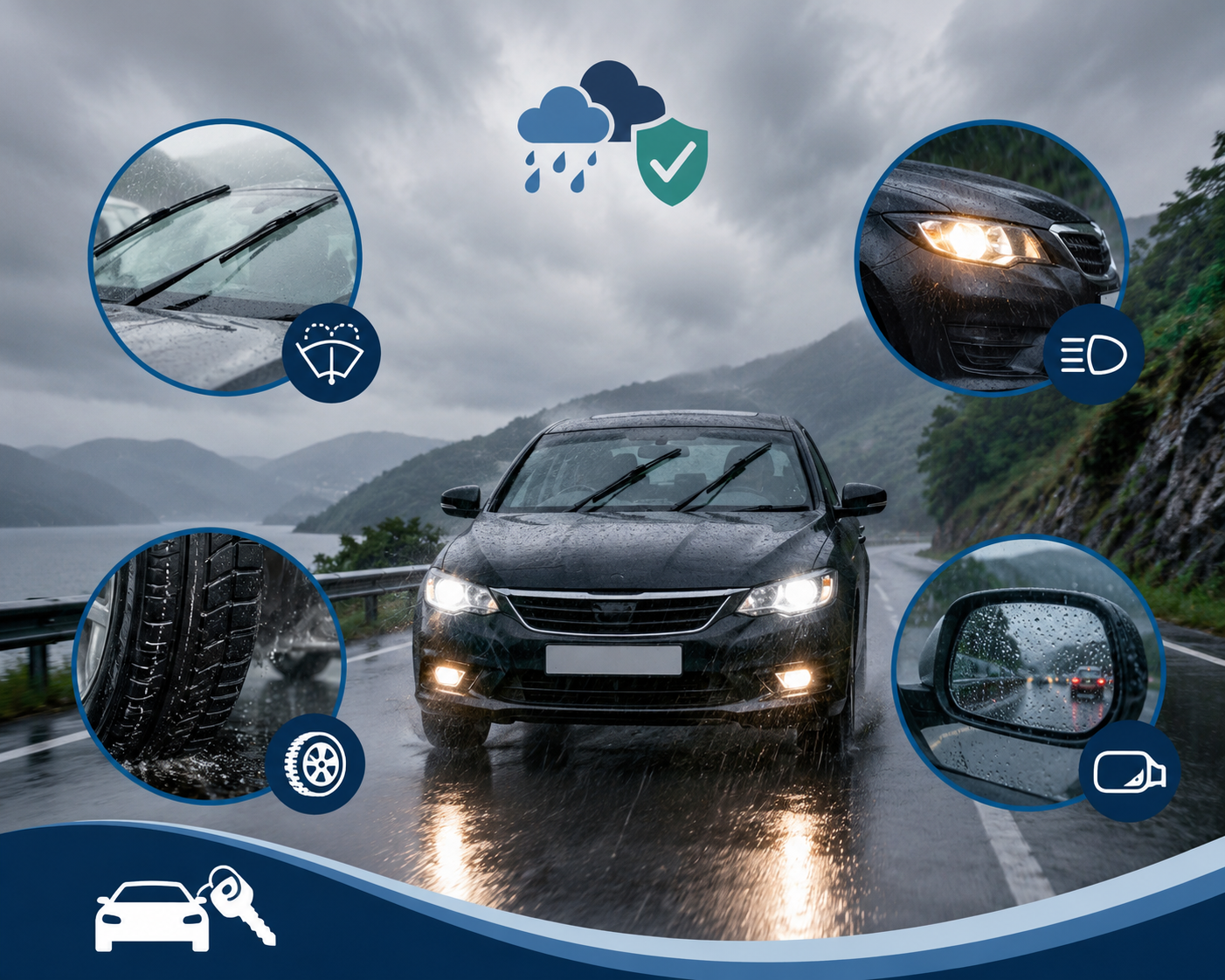 Monsoon Car Rental Tips: Ensure Clear Visibility in Heavy Rain