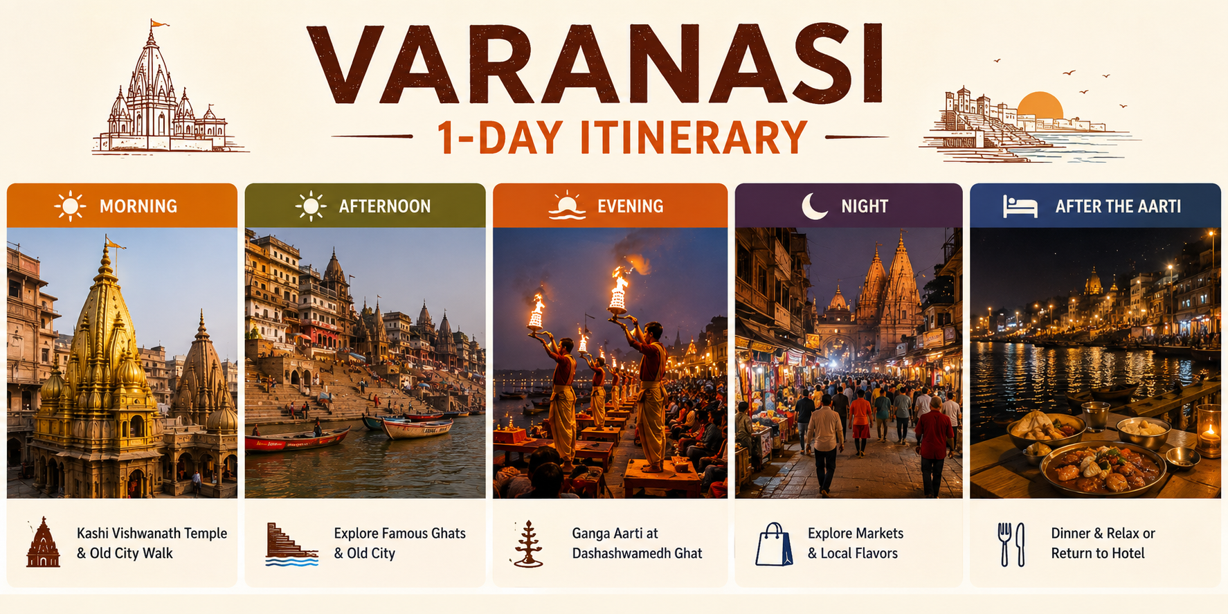 1-Day Varanasi Itinerary