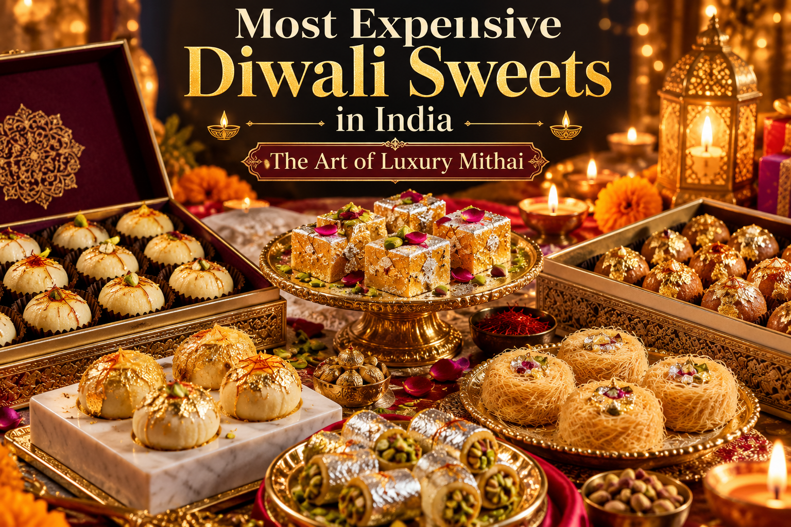Most Expensive Diwali Sweets in India: The Art of Luxury Mithai